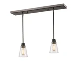 Annora 2 Light Island/Billiard 5.5 Inch Wide by 54.88 Inch High by Z-Lite - 428MP2
