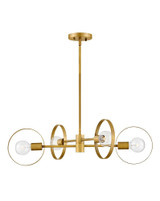 Desi 4 Light Large Foyer Chandelier by Hinkley - 37294