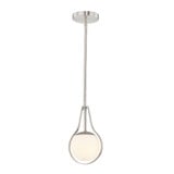 Fusion Pearl 1 Light Small Pendant by Justice Design - FSN-4235-OPAL