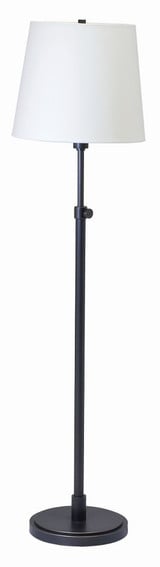 Townhouse 1 Light Adjustable Floor Lamp 58 x 13 Inches by House of Troy - TH701-OB