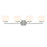 Moon Breeze 4 Light Vanity Light by Designers Fountain - D251H-4B-PN