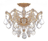 Maria Theresa 3 Light 13.5 Inch Wide Semi Flush Mount by Crystorama - 4430
