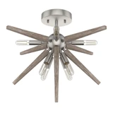 Jupiter Star 8 Light 14 Inch Wide Semi Flush Mount by Hunter Fans - JS8_193_SF