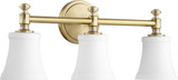 Rossington 3 Light Bath Vanity 21.5 inches wide by 9 inches high by Quorum - 5122-3-SO