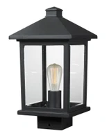 Portland 1 Light Outdoor Post Mount Lantern 8 x 14.38 Inches by Z-Lite - 531P-14