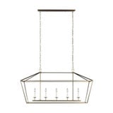 Dianna 5 Light Small Linear Chandelier by Visual Comfort Studio - 6692605