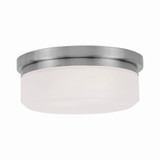Stratus 2 Light 8 Inch Wide Flush Mount by Livex - 7390
