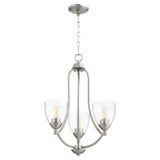 Barkley 3 Light Small Chandelier by Quorum - 6069-3