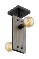 Stella 2 Light 6 Inch Wide Flush Mount by Nuvo - 60-72-2SF