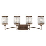 Grammercy 4 Light Vanity Light 33 Inch Wide by Livex - 50564