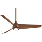 Twist 3 Blade Ceiling Fan with Light Kit 52 Inch Wide by Minka Aire - F678L