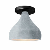 Radiance 1 Light Medium Droplet Semi Flush Mount by Justice Design - CER-6383