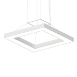 Pi 72W 1 LED Square Ring Pendant 2.5 Inch Tall and 30 Inch Wide by Sonneman - 3986