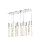 Aurora 6.5W 10 LED Pendant 19 Inch Tall and 12 Inch Wide by Elegant - 2088D42