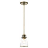 Lawrenceville 1 Light Mini Pendant by Livex - 40021
