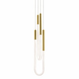 Adel 26W 2 LED Pendant 16 Inches Tall and 4 Inches Wide by AFX - ADEP0606LAJUD