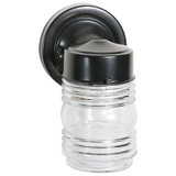 Mason Jar 1 Light Outdoor Wall Lantern by Nuvo - 60-61-233025