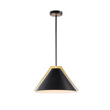 Baltic 1 Light Metal Shade Medium Pendant by Artcraft - AC11910