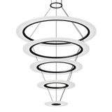 Arctic Rings 5 LED Pendant 34 Inch Tall and 37.25 Inch Wide by Sonneman - 2078