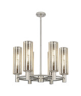 Crown Point 6Light Stem Chandelier 15.25 Inch X 24 Inch Wide by Innovations - 434-6CR-G434-12_P