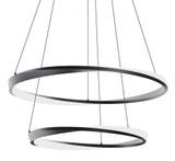 Oberon 60W 2 LED Pendant 7 Inch Tall and 40 Inch Wide by AFX - OBRP3240LAJUD