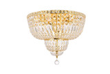 Tranquil 10 Light 20 Inch Wide Flush Mount by Elegant - V2528F20