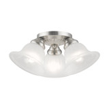 Edgemont 3 Light 14.75 Inch Wide Flush Mount by Livex - 1529