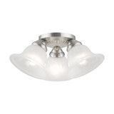 Edgemont 3 Light 16 Inch Wide Flush Mount by Livex - 1529