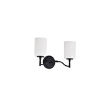 Liam 2 Light Bath Vanity 9.63 Inch Tall and 16 Inch Wide by Nuvo - 60/8202