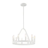 Carousel 10 Light Small Chandelier by Designers Fountain - D254C-10CH-BK