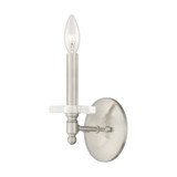 Bennington 1 Light Candle Style Wall Sconce by Livex - 42701