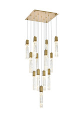 Aurora 6.5W 13 LED Pendant 19 Inch Tall and 26 Inch Wide by Elegant - 2088G26