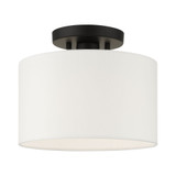 Clark 1 Light 10 Inch Wide Semi Flush Mount by Livex - 41095