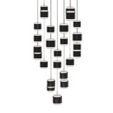 Banded 232W 25 4CCT LED Pendant 5 Inch Tall and 28 Inch Wide by dweLED - PD-68925S