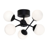 Pearl 200W 5 LED 15.86 Inch Wide Semi Flush Mount by AFX - PRLC16L30D1