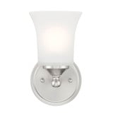 Bronson 1 Light Wall Sconce by Designers Fountain - D278M-WS-BN