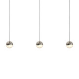 Grapes 3 LED Small Pendant 2.5 Inch Tall and 36.5 Inch Wide by Sonneman - 2920-SML