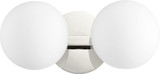 2 Light Vanity Light 14 Inch Wide by Quorum - 539-2