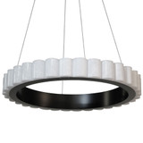 Celeste 30W 1 LED Chandelier 3 Inch Tall and 24 Inch Wide by Dainolite - CLS-2430LEDC