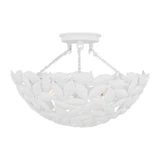 Kelan 3 Light 16 Inch Wide Semi Flush Mount by Visual Comfort Studio - AF1173