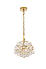 Savannah 3 Light Medium Pendant 12 Inch Wide by Elegant - 1106D12