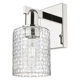 Cobbleskill 1 Light Basketweave Wall Sconce 10.75 X 5 Inch by Innovations - 716-1W-G112C-5
