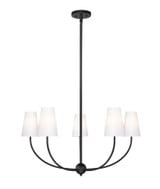 Shannon 5 Light Chandelier 16.5 x 32 Inches Wide by Z-Lite - 3040-32