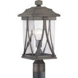 Abbott Outdoor Light 1 Light Square Shade 8.25 x 18.5 Inches by Progress - P540011
