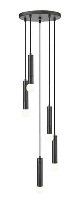 Stari 5 Light Chandelier 11 Inch Tall and 12 Inch Wide by Z Lite - 1956P-5R