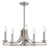 Trumbull 5 Light Medium Chandelier by Livex - 40055