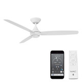 Blitzen 3 Blade Ceiling Fan 12.3 Inches Tall and 54 Inches Wide by WAC  - F-060