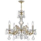 Maria Theresa 5 Light Small Chandelier by Crystorama 4376 - 4376