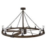 Sawyer 32W 8 LED Smart Fandelier 52 Inch Wide by Hinkley  - 906144-LWD