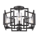 Marco 4 Light 16 Inch Wide Flush Flush Mount by Golden - 6068-FM